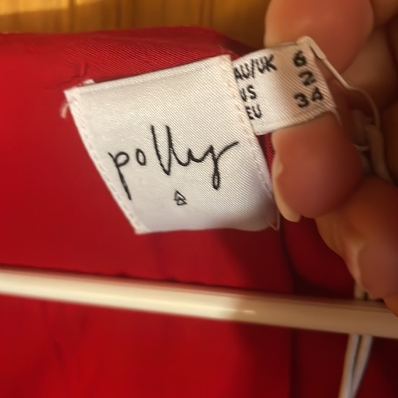 NWT Princess Polly Blakey Top Red/ White Flowers 💮 - Picture 4 of 7